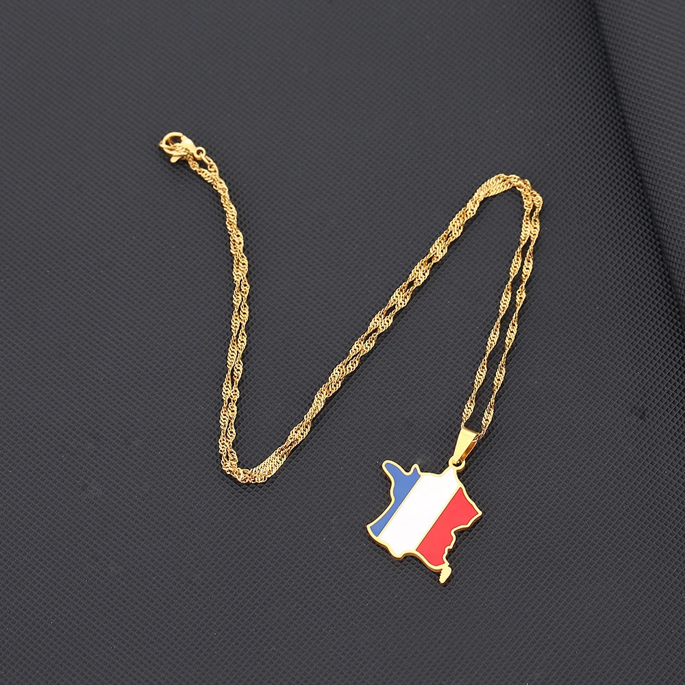 Collier "Tricolore Elégance"