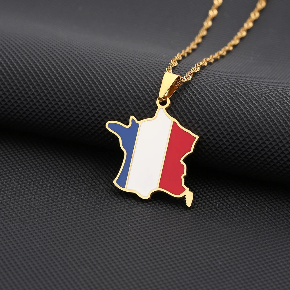 Collier "Tricolore Elégance"