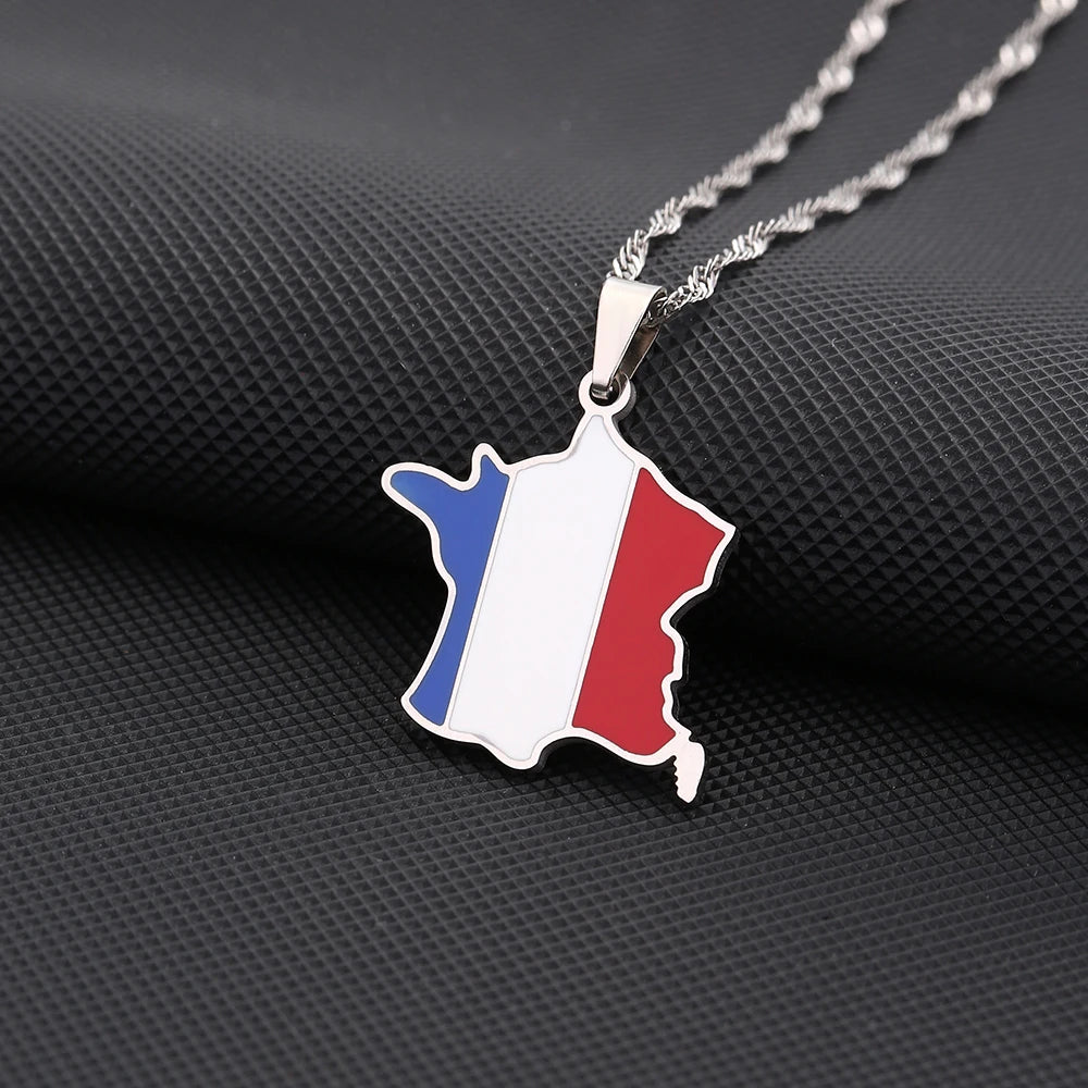 Collier "Tricolore Elégance"