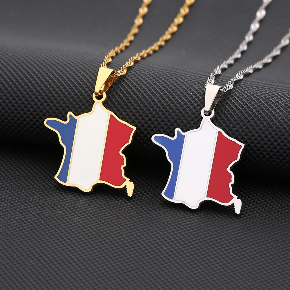 Collier "Tricolore Elégance"