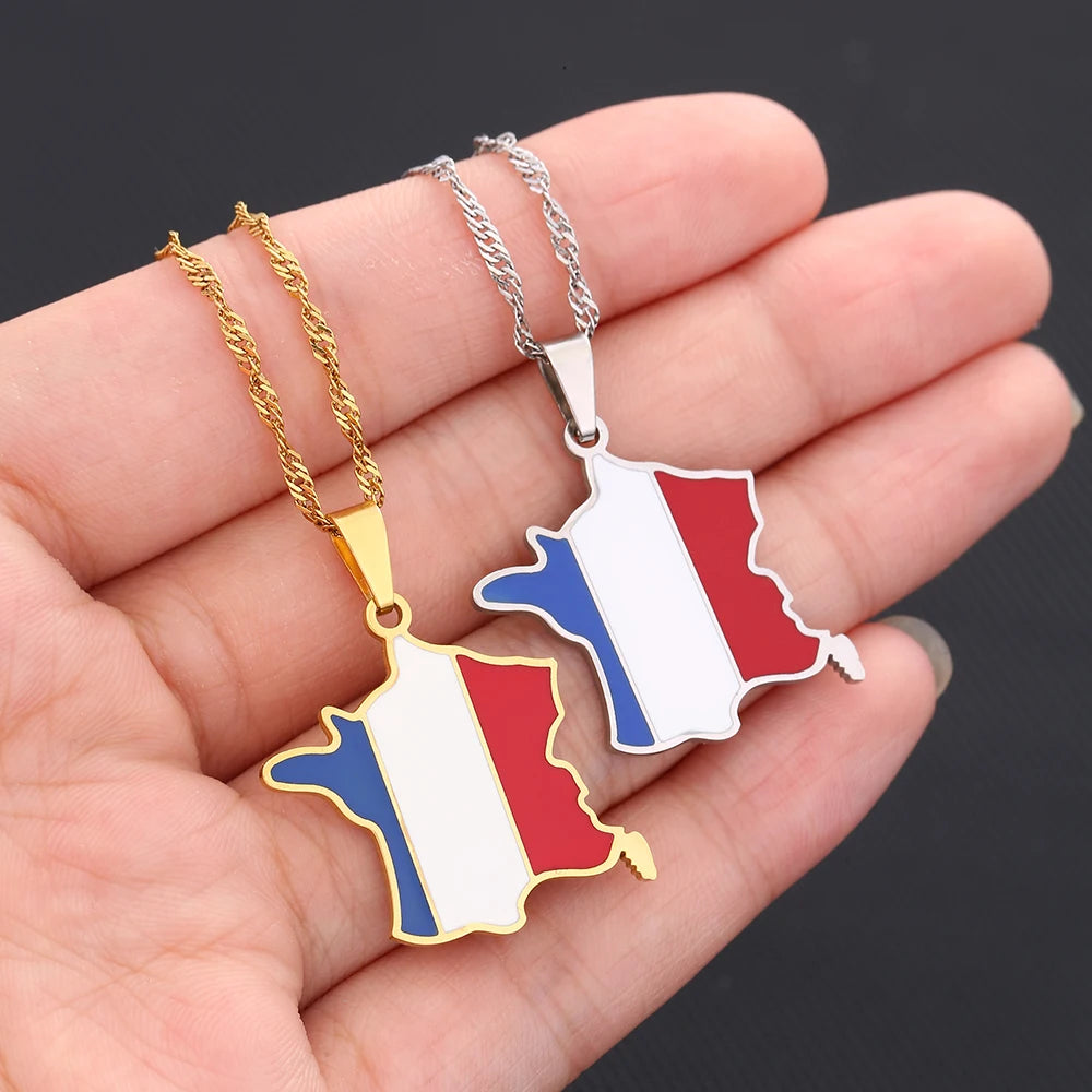 Collier "Tricolore Elégance"